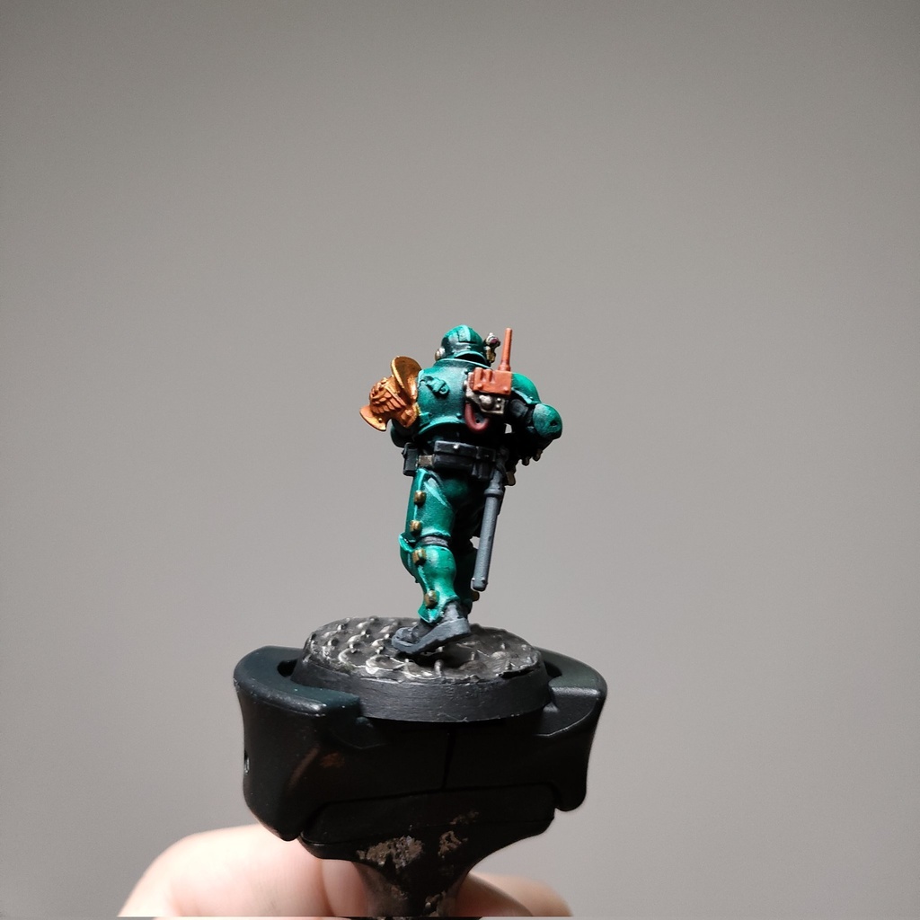 【3D出力品】ミニチュアベース用テクスチャローラー 縞鋼板(しまこうはん)