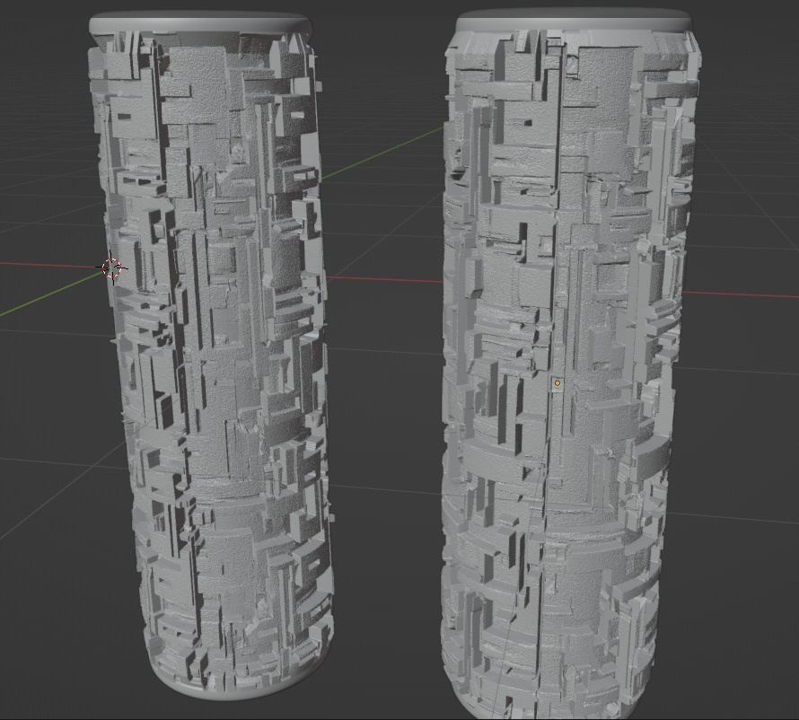 【3D出力品】ミニチュアベース用テクスチャローラー AIテクスチャ