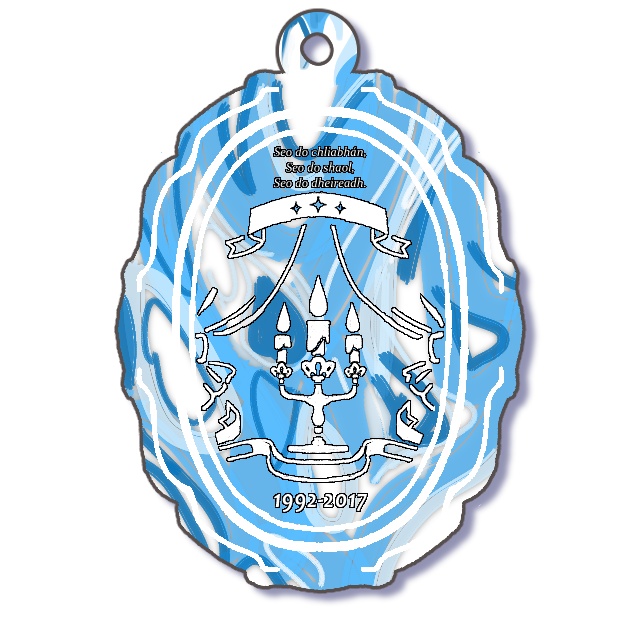 マーブルリングアクリルキーホルダー