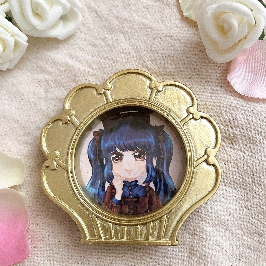 オリジナルイラスト複製画（魅惑のブルーショコラ）