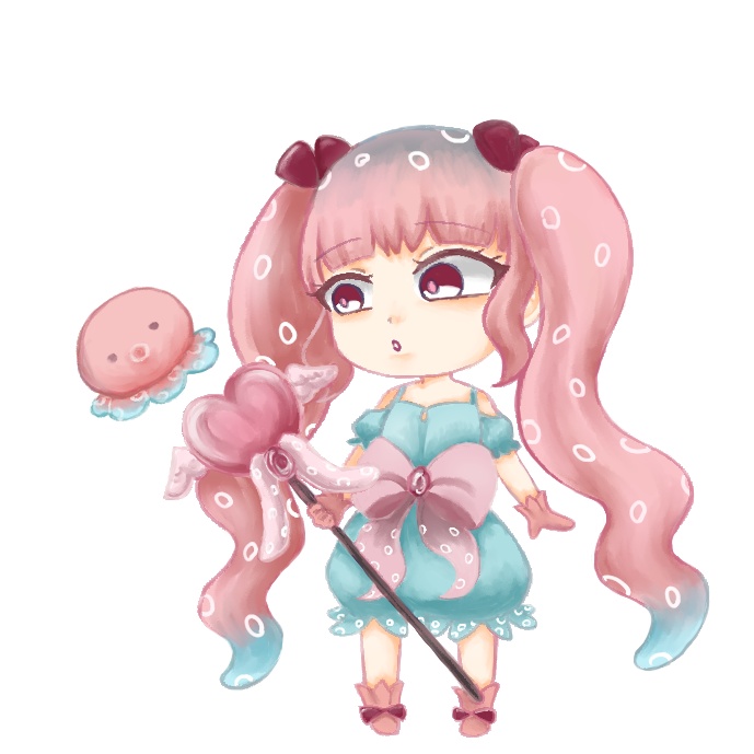 魔法少女タコちゃん オーロラアクリルキーホルダー