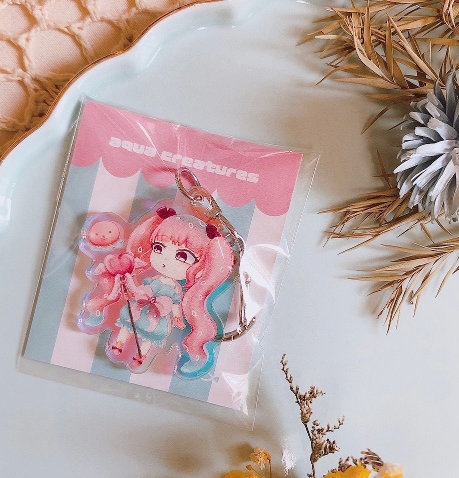魔法少女タコちゃん オーロラアクリルキーホルダー