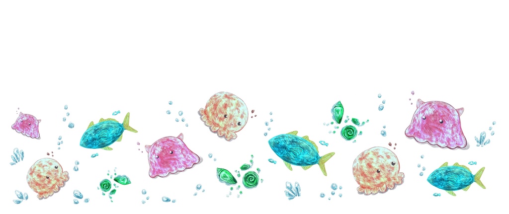 海洋生物マグカップ