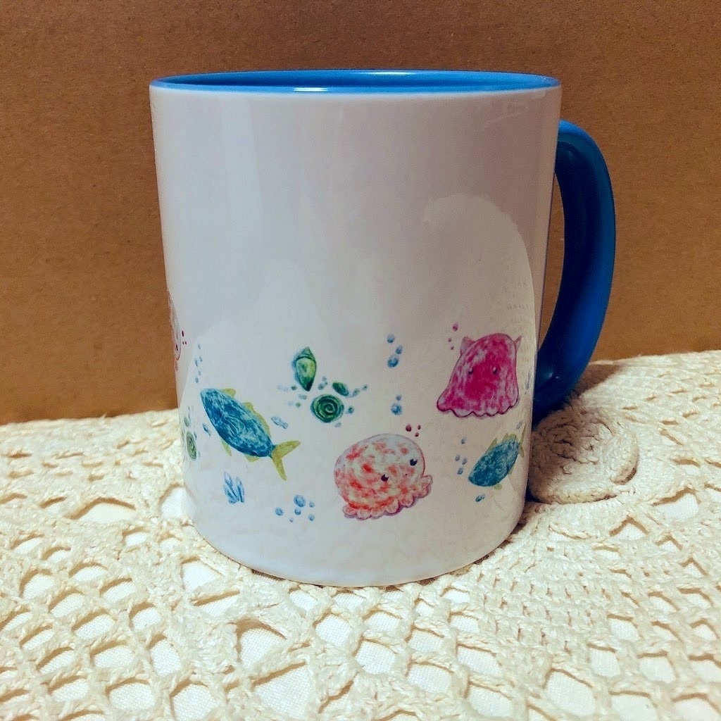 海洋生物マグカップ