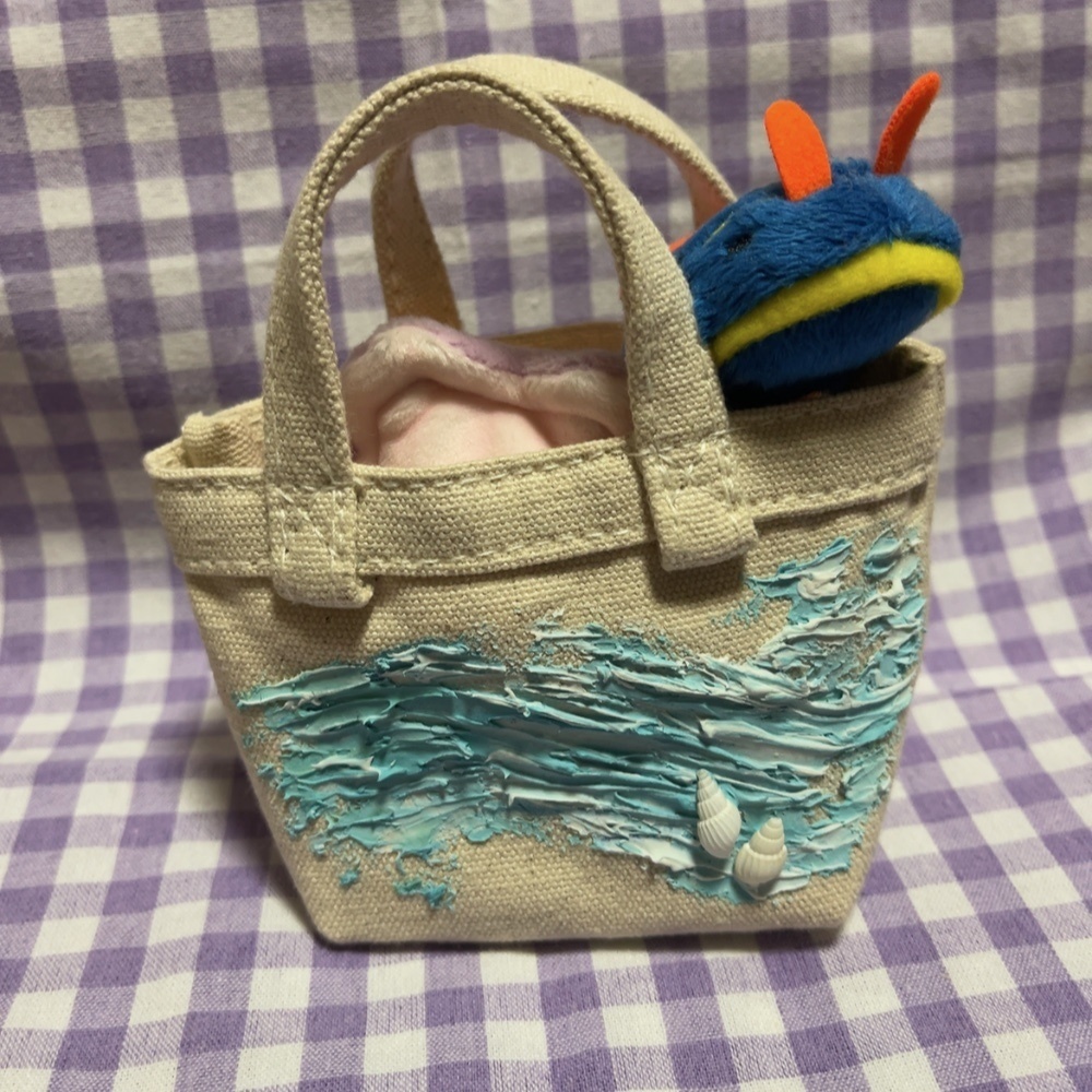 海の小物入れトートバッグ