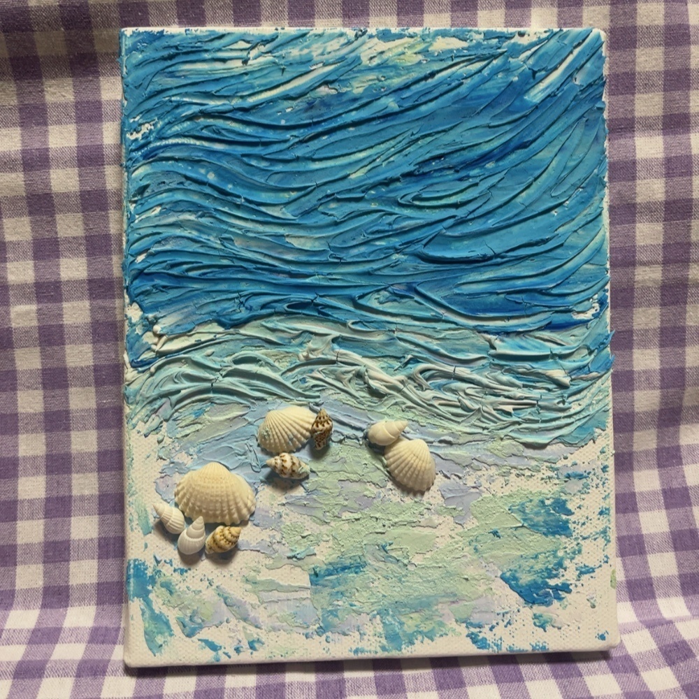 海のキャンバスアート