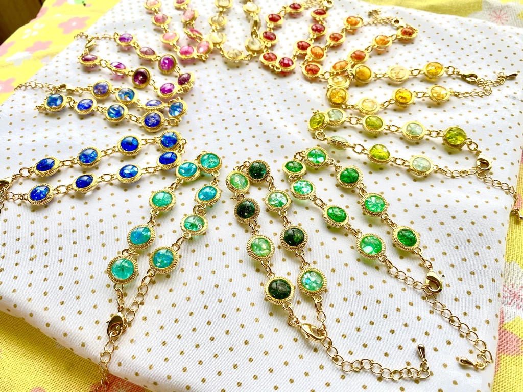 氷花ブレスレット：ゴールド