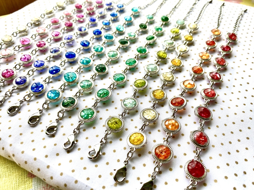 氷花ブレスレット:シルバー