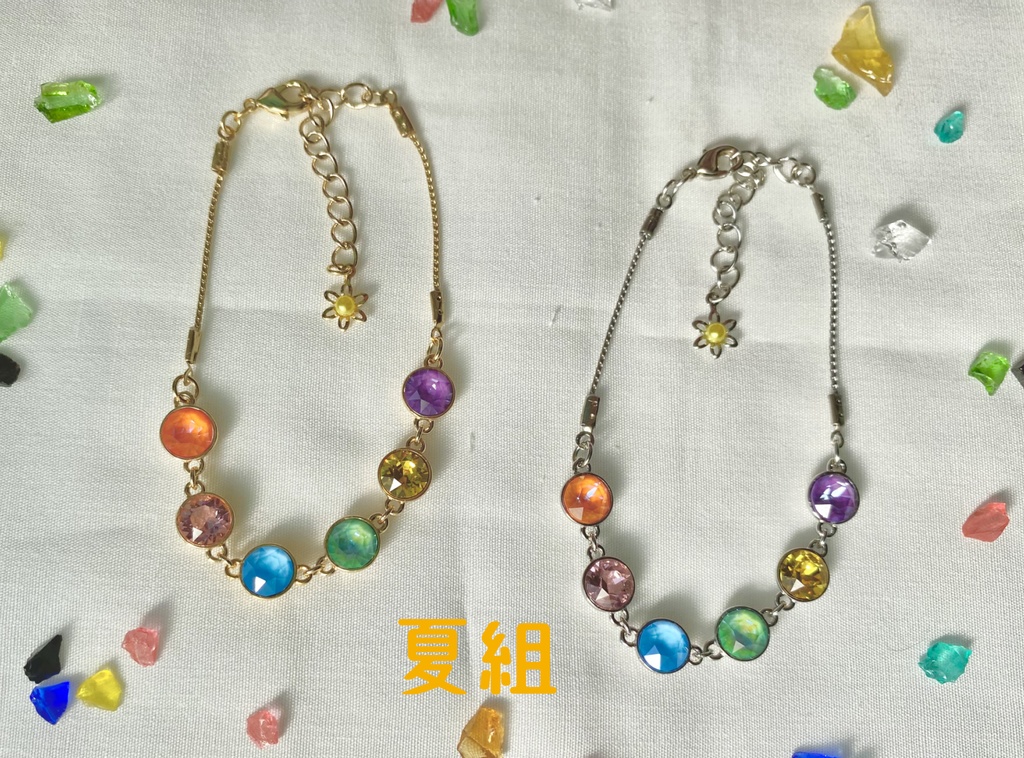 A3!組別カラークリスタルブレスレット