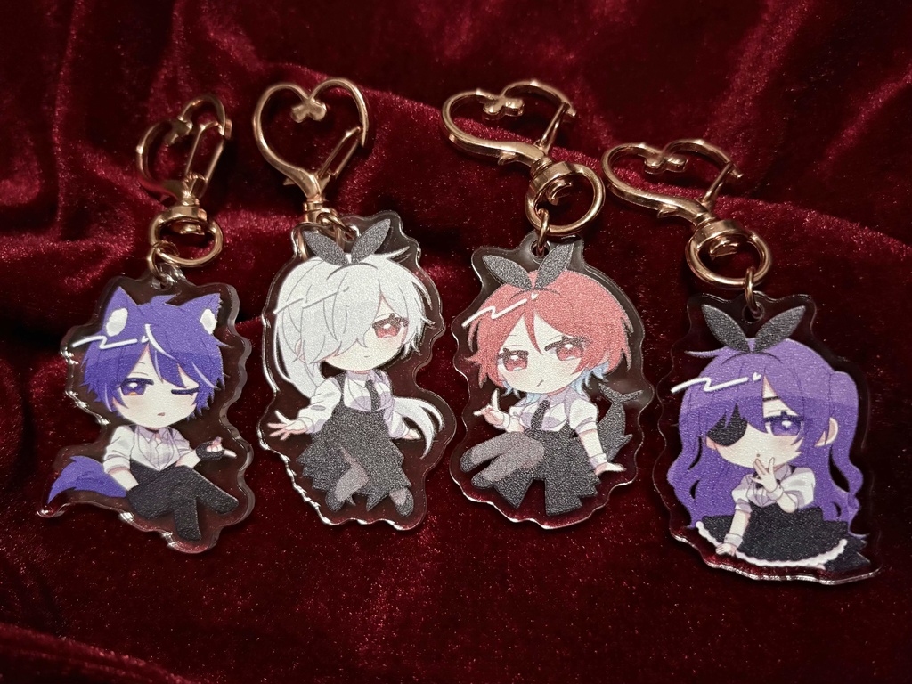 【追加受注】ディーラー風衣装アクリルキーホルダー