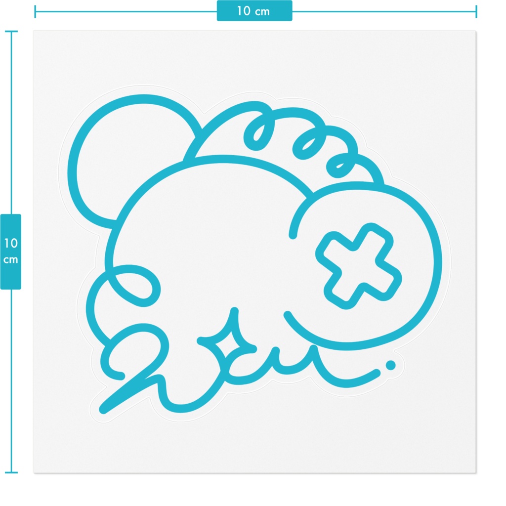 【常設】新ロゴしぐまりう_ステッカー【KumaQunShop】