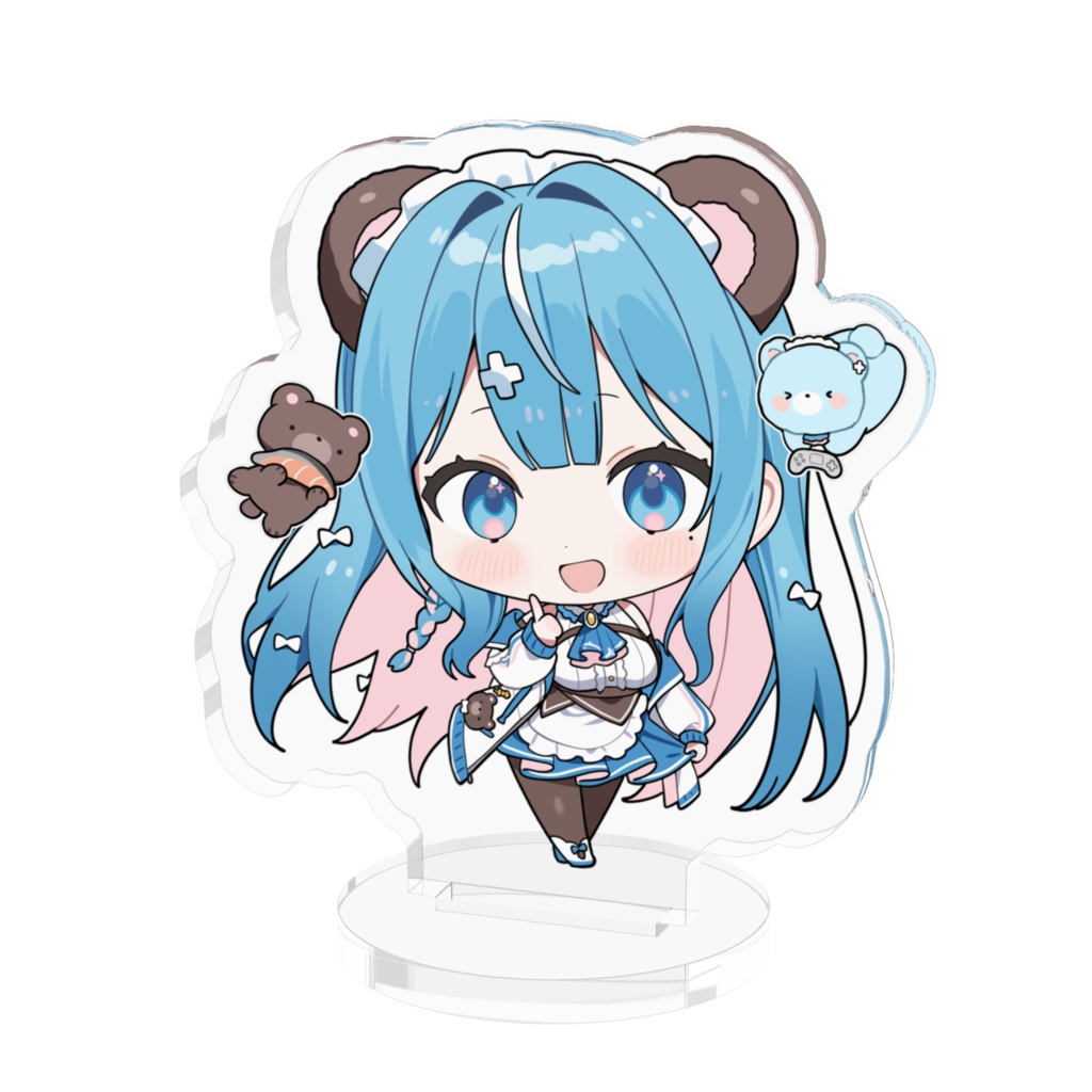 【常設】新キービジュしぐまりうSD_ミニアクリルスタンド 【KumaQunShop】