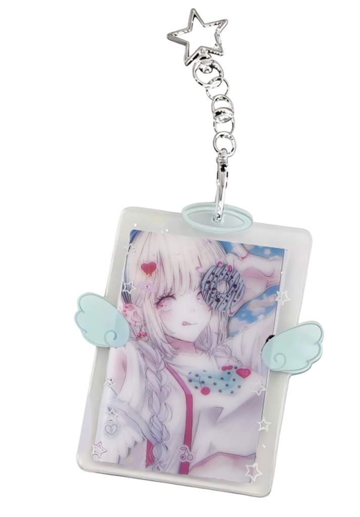 天使の羽のフォトカードケース♡ミント