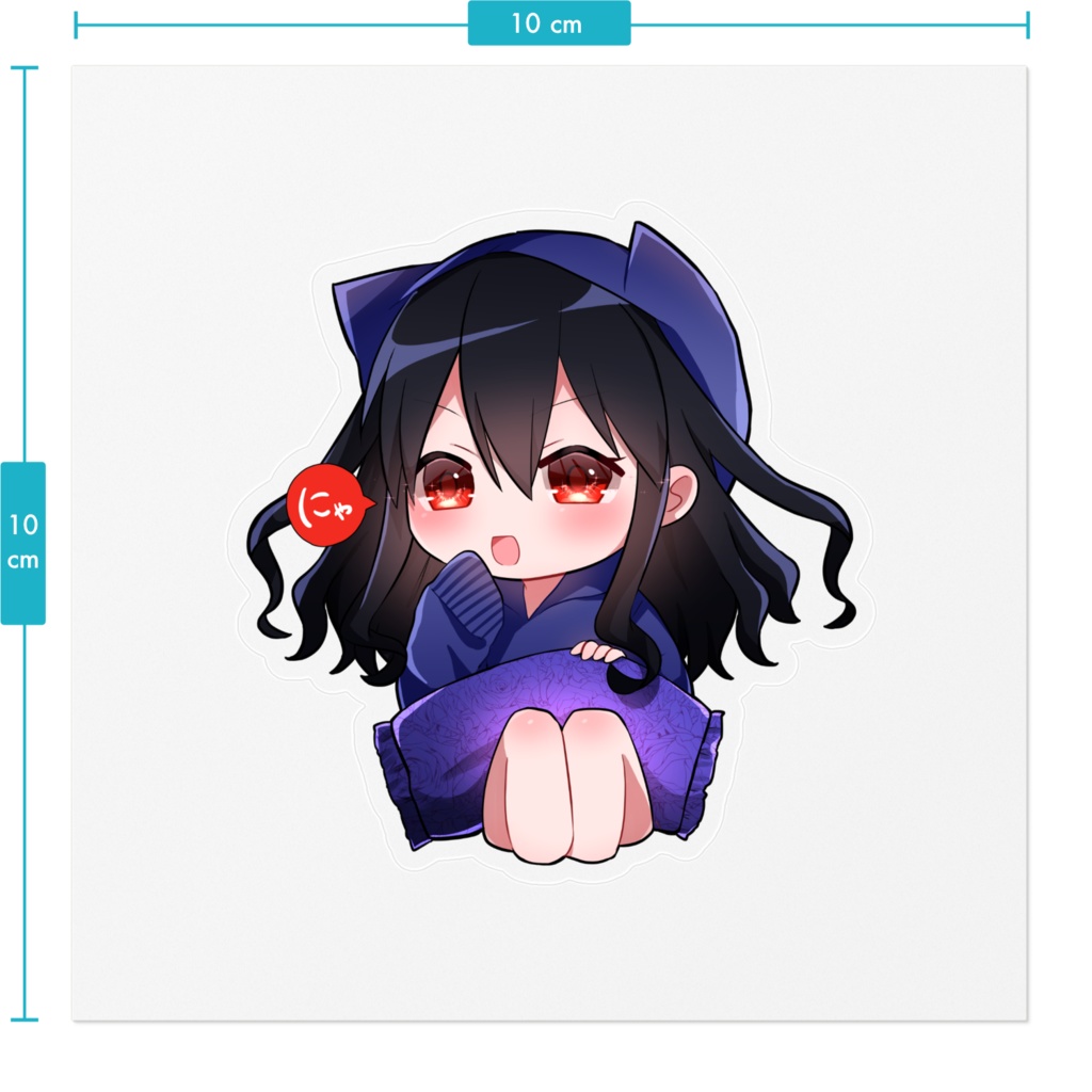 ねこユニ ステッカー