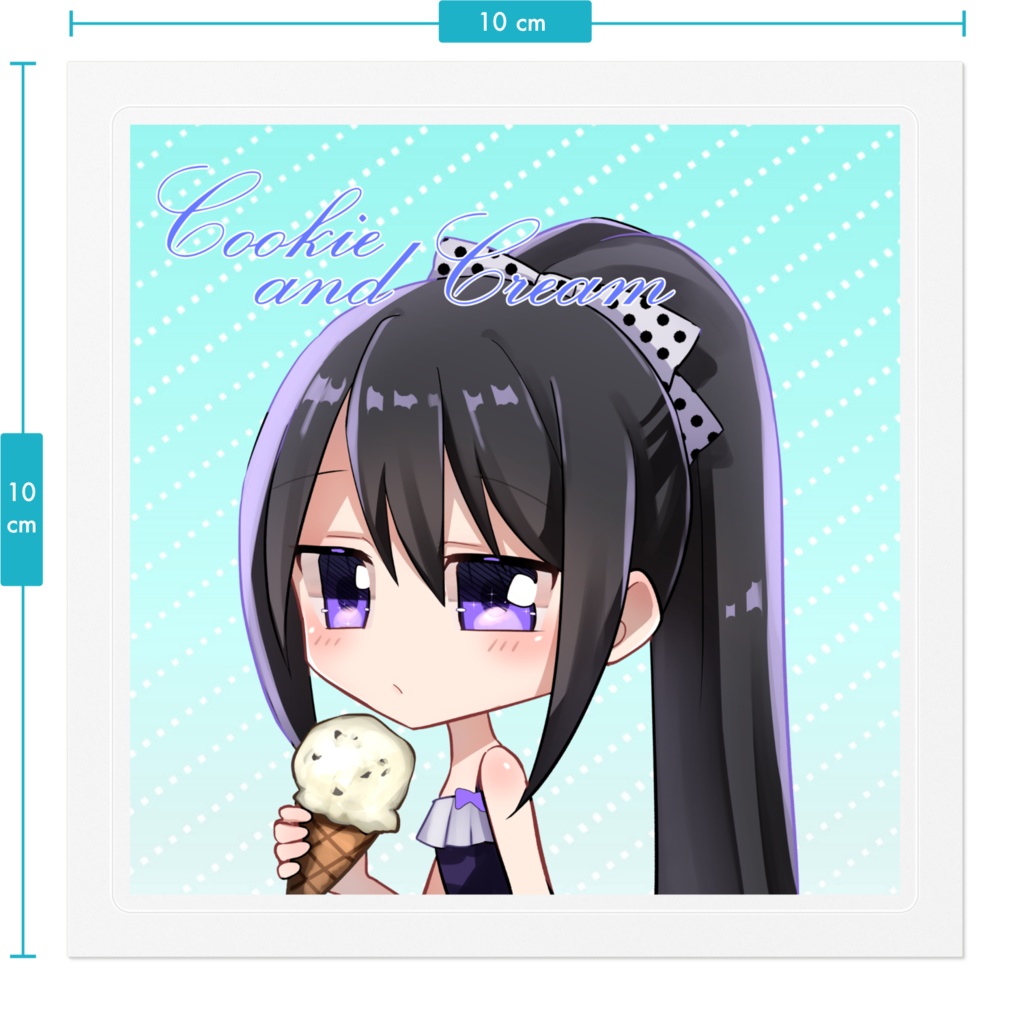 アイスほむらちゃん ステッカー