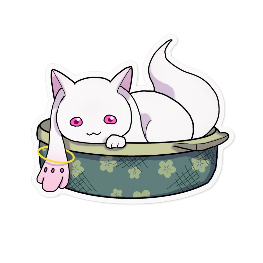 きゅうべぇ ねこなべ ステッカー