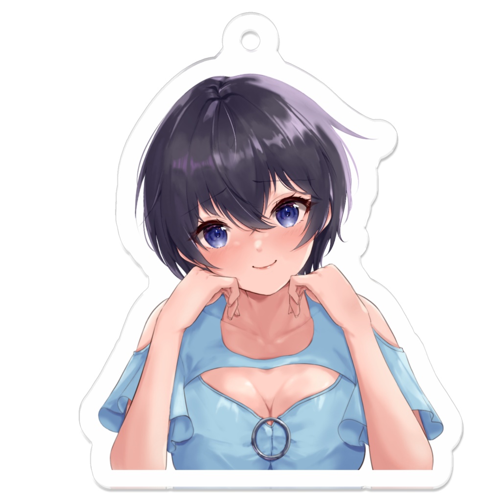 見つめるミカコ コーティングアクキー