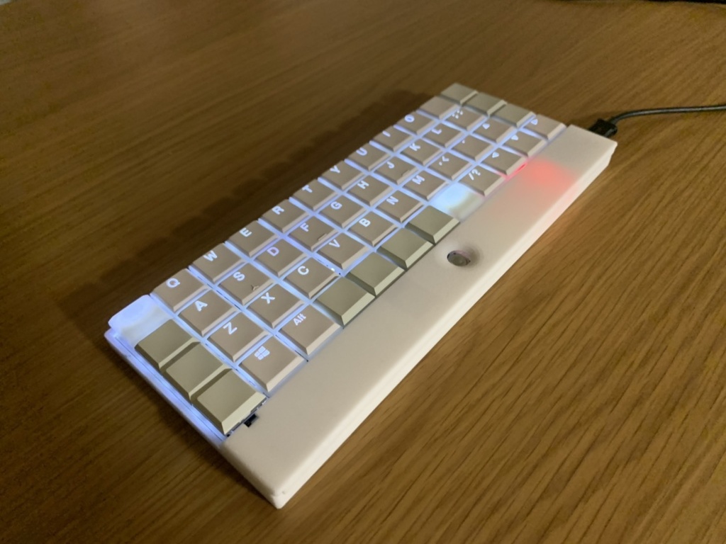 トラックボール付軽量キーボードキット d48tr