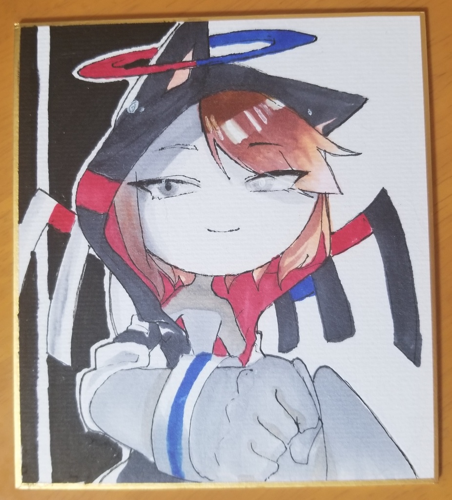 代理アグレア(色紙原画)