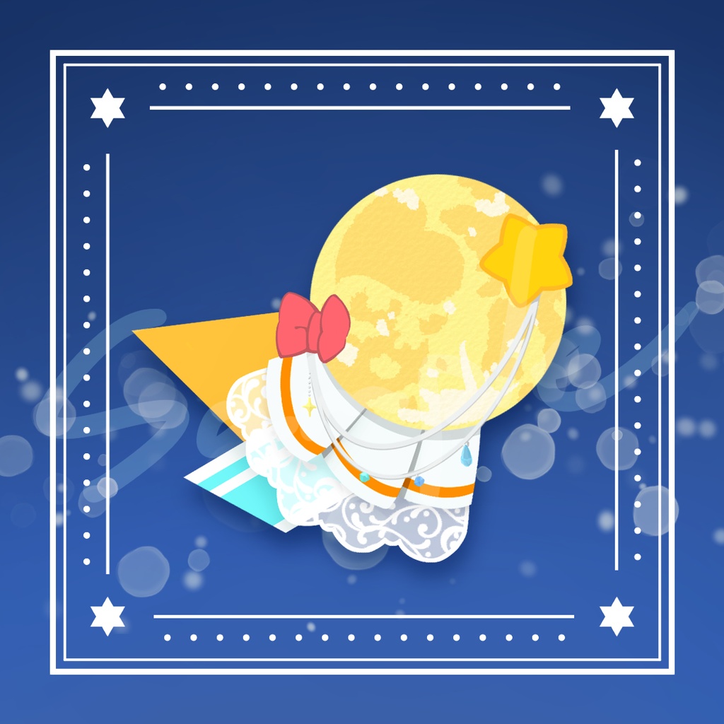 アイドル『如月モモ』 イメージアクリルバッジ