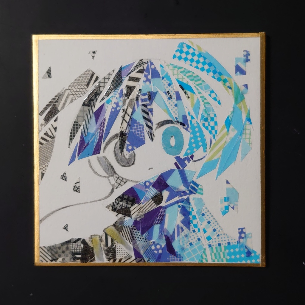 【完売】マステ絵 豆色紙