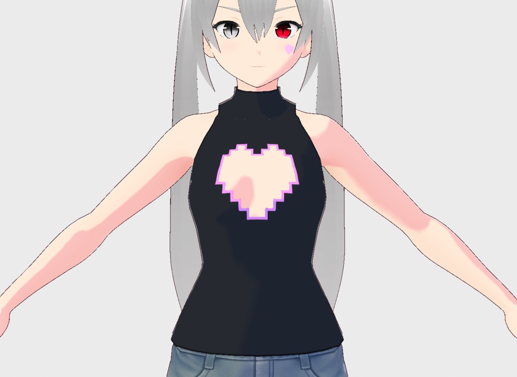 ドット絵胸元開きトップス ハート Vroid正式版 Vroidとか Booth ドット絵胸元開きトップス ハート Vroid正式版 Vroidとか Booth