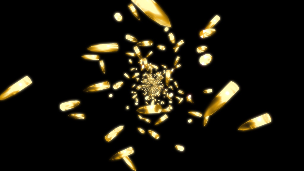【APNG+MP4】銃弾が降り注ぐ素材【ループ有/透過無】