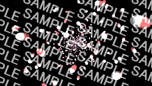 【APNG+MP4】カプセルが落ちてくる素材【ループ有/透過有】
