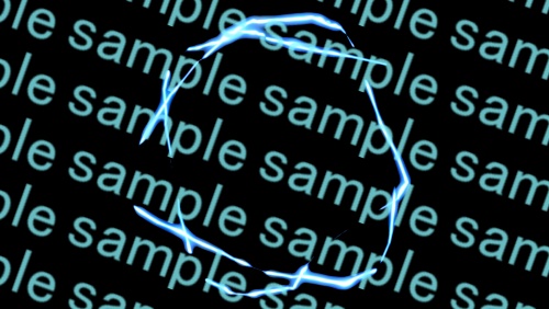 【APNG+MP4】電撃リング素材【ループ有/透過有】