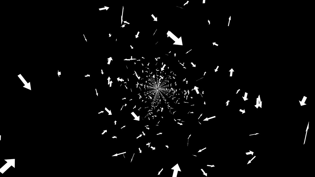 【APNG+MP4】矢印が降ってくる【ループ有/透過有】