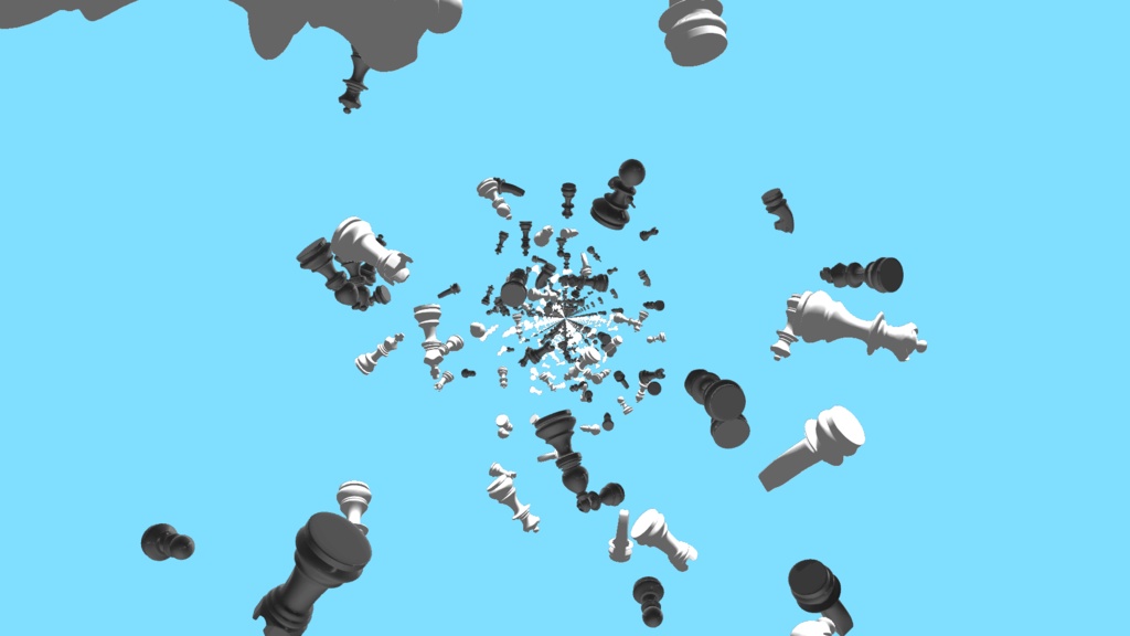 【APNG+MP4】チェスの駒が降る【ループ有/透過有】