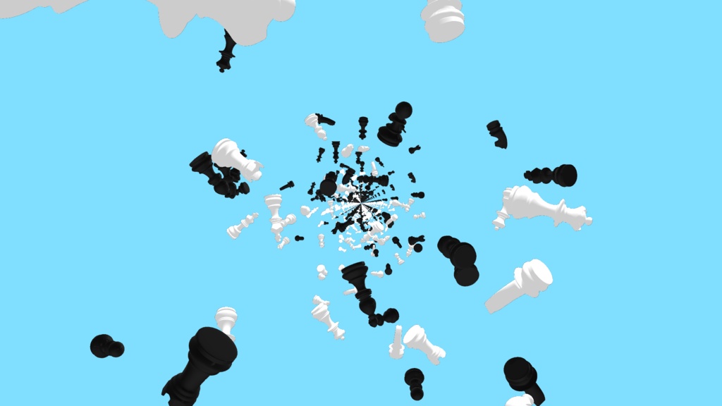 【APNG+MP4】チェスの駒が降る【ループ有/透過有】