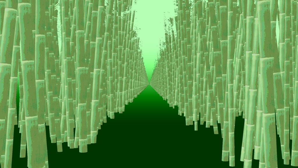 【APNG+MP4】竹林を駆ける（前向き）【ループ有/透過有】