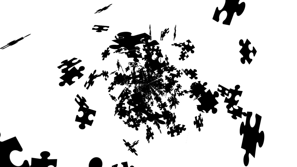 【APNG+MP4】パズルピースが降る【ループ有/透過有】