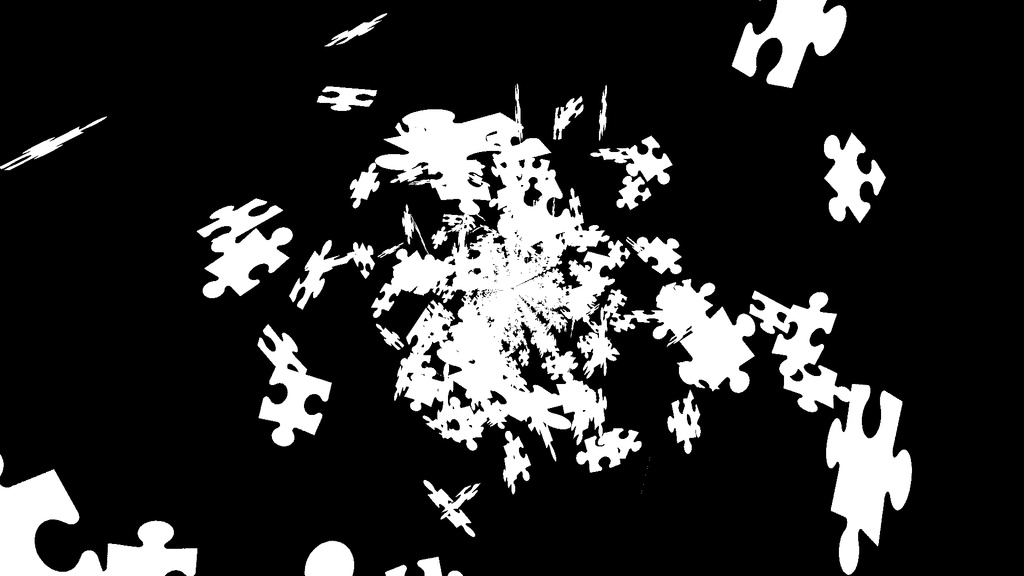 【APNG+MP4】パズルピースが降る【ループ有/透過有】