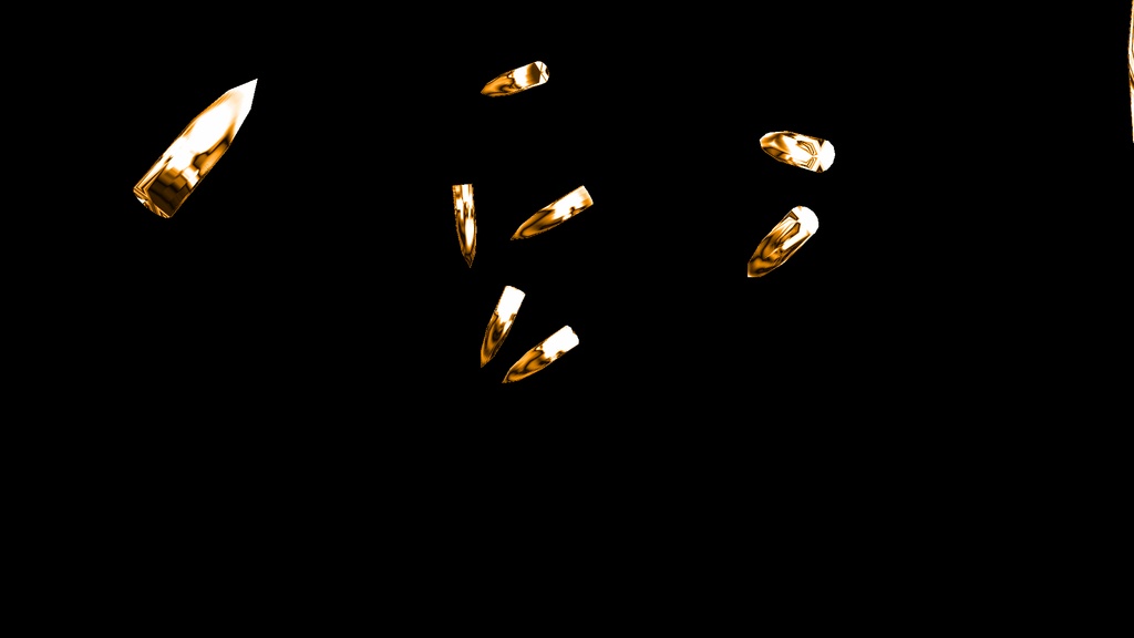 【APNG+MP4】銃弾がバウンドするx20【ループ無/透過有】