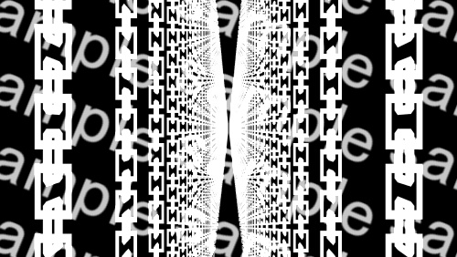 【APNG+MP4】縦の鎖の中を進む【ループ有/透過有】