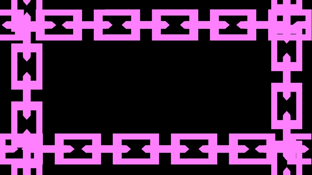 【APNG+MP4】鎖のフレーム素材【ループ有/透過有】