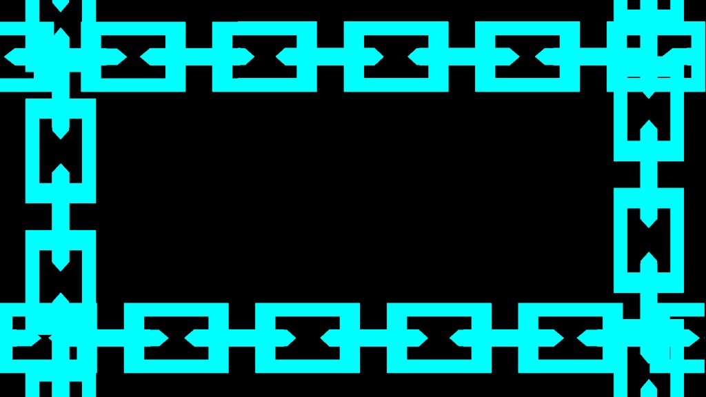 【APNG+MP4】鎖のフレーム素材【ループ有/透過有】