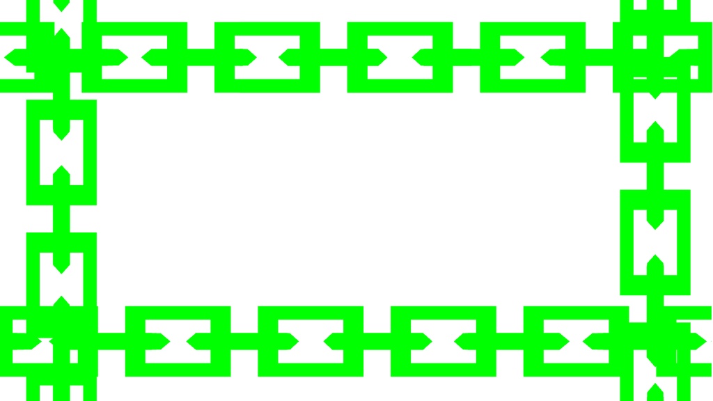 【APNG+MP4】鎖のフレーム素材【ループ有/透過有】