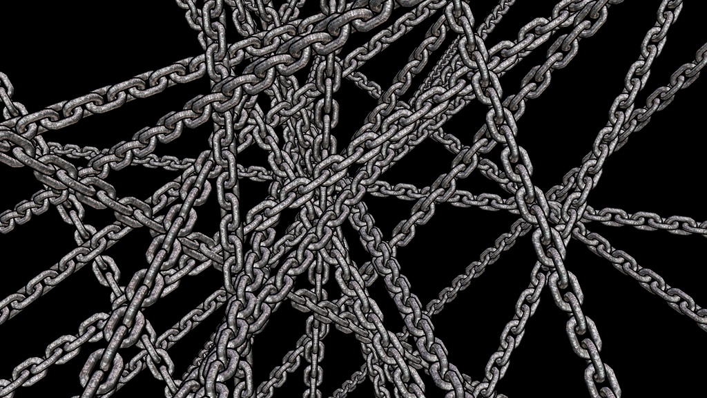 【APNG+MP4】丸鎖が流れる【ループ+透過有】