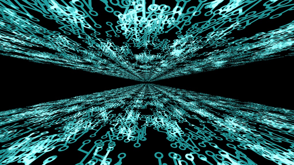 【APNG+MP4】電子回路空間【ループ+透過有】