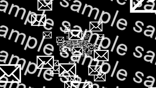 【APNG+MP4】大量のメール【ループ+透過有】