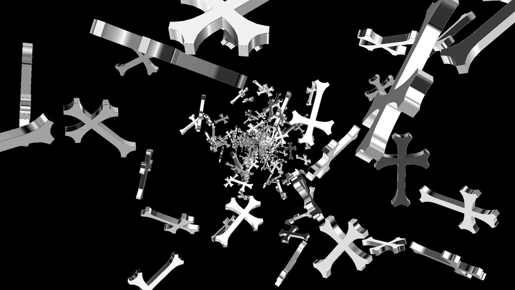 【APNG+MP4】十字架が降る【ループ+透過有】