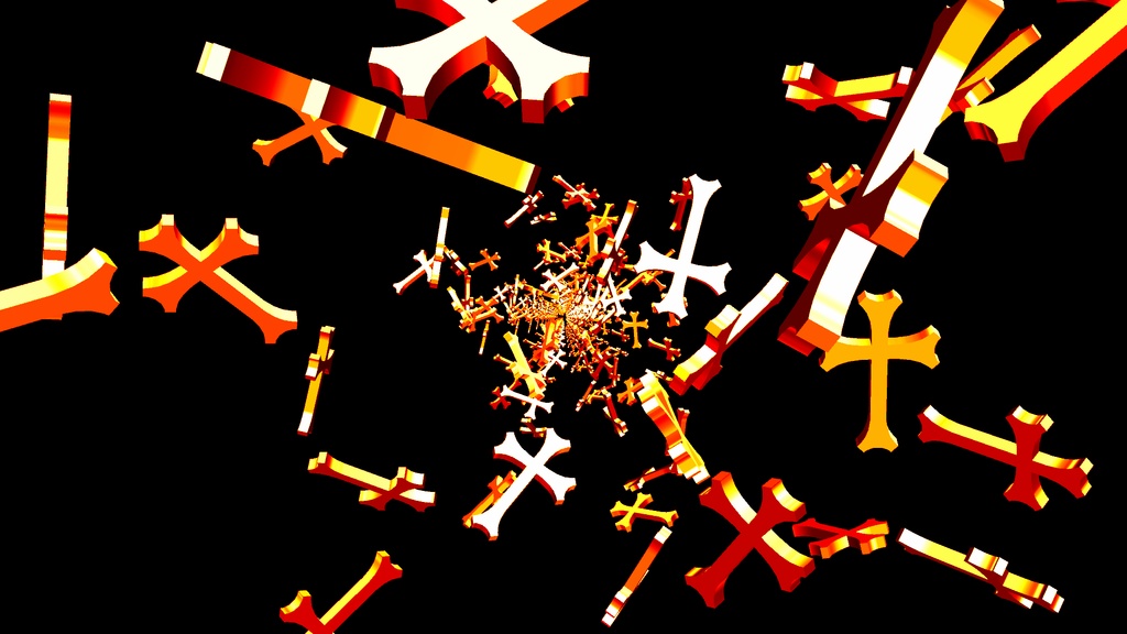 【APNG+MP4】十字架が降る【ループ+透過有】