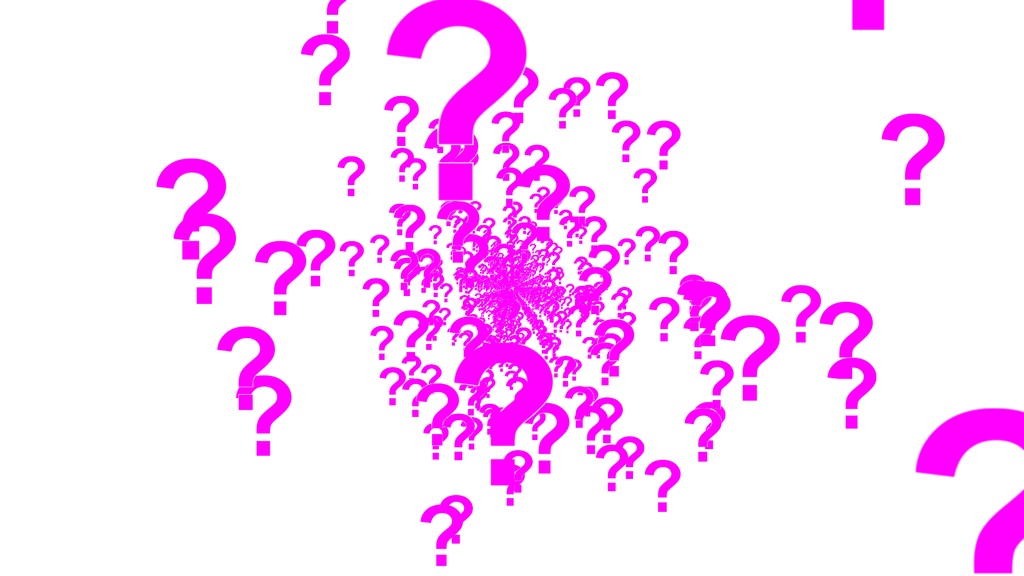 【APNG+動画】ハテナ(?) が飛んでくる【ループ+透過有】