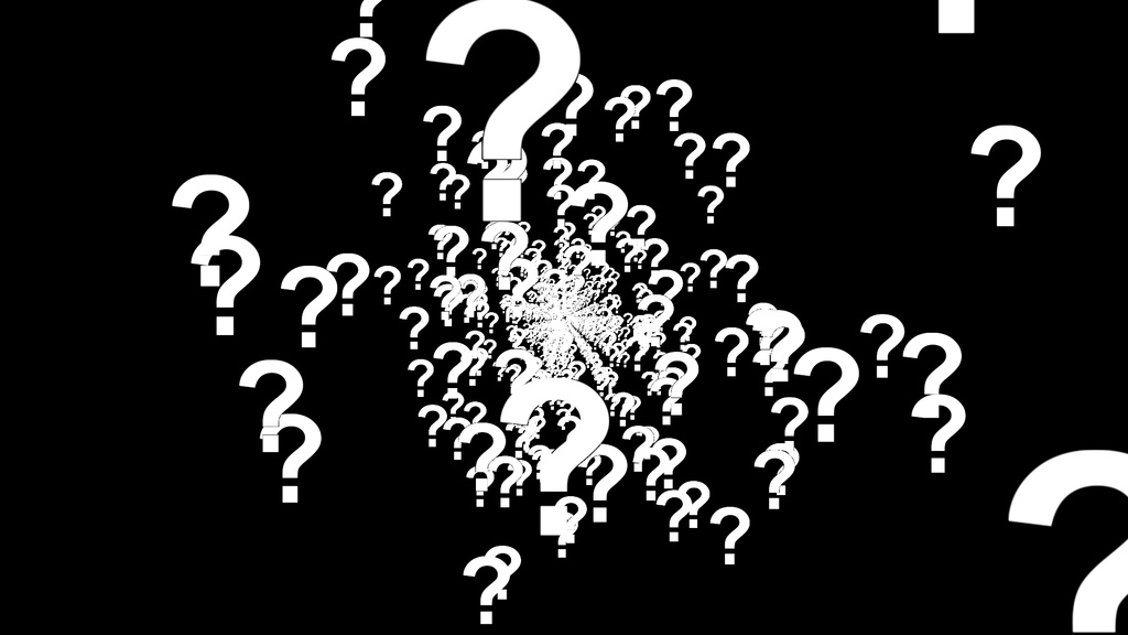 【APNG+動画】ハテナ(?) が飛んでくる【ループ+透過有】