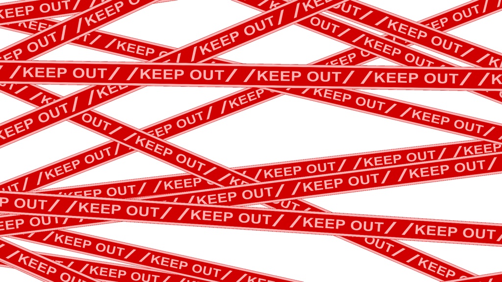 【APNG+MP4】キープアウト!【ループ+透過有】