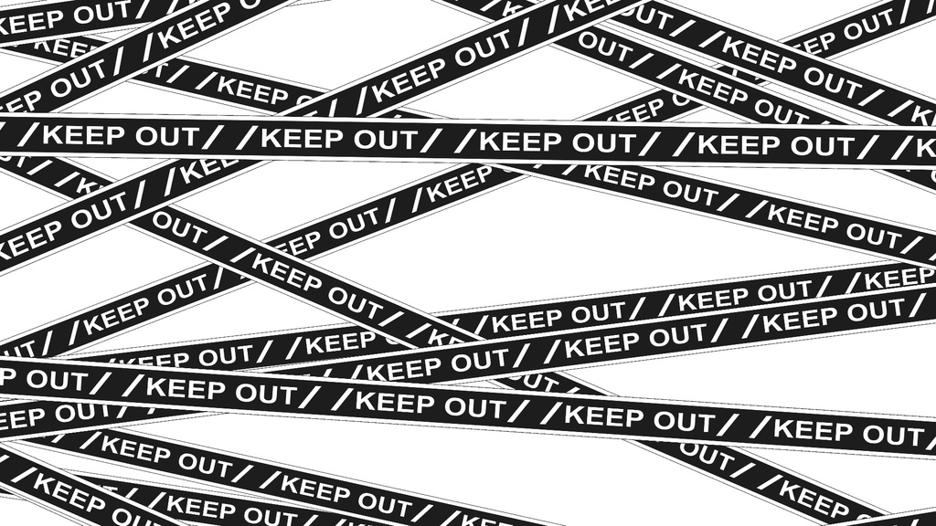 【APNG+MP4】キープアウト!【ループ+透過有】