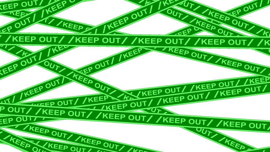 【APNG+MP4】キープアウト!【ループ+透過有】